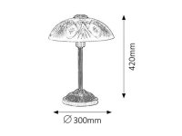 Annabella E14 1x 40W IP20 bronz RABALUX 8634