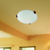 Stropní a nástěnné svítidlo Woodstock 300 dřevo střední 60W IP20 E27 912253/84