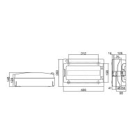 IP65 18 GRI 06524.S rozváděčová skříň IP 65 vč svorkovnic IBOCO 06524.S