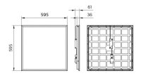 LED panel PHILIPS RC132V G5 36S/840 PSU W60L60 NOC