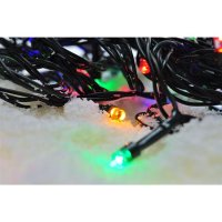 LED venkovní vánoční řetěz 500 LED 50m přívod 5m 8 funkcí časovač IP44 1V05-M