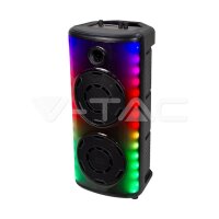 600W Rechargeable Speaker With 1 Wired M V-TAC SKU7677