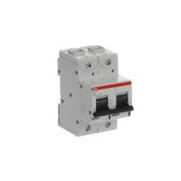 S802N-C50 jistič 2p char. C 50A s klecovou svorkou Icu 36kA ABB 2CCS892001R0504