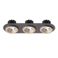 SHARM R III zápustná perleťová zlatá/hnědá 230V LED 3x10W 24° 3000K RENDL R13246