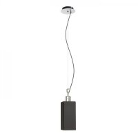 LIZ NEW závěsná černá chrom 230V E27 28W RENDL R13823