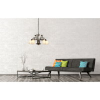 Závěsné svítidlo VENEZIA rez 5x40W E14 IP20 GLOBO 30800523X