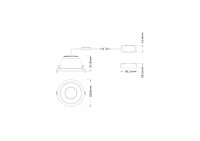 DOWNLIGHT COMFORT UGR19 D150 P 18W MS 940 U19 WT LEDVANCE 4099854491085