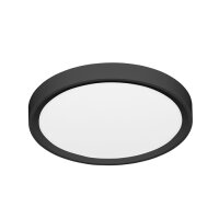SALY LED sv. kruh 32W,40cm,CCT,3840lm,IP40,černý lem ECOLITE W007-CCT/32W/CR