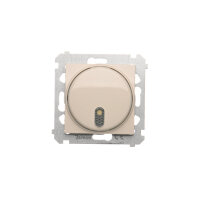 Elektronický zvonek, (strojek s krytem) 230V, krémová KONTAKT SIMON DDS1.01/41