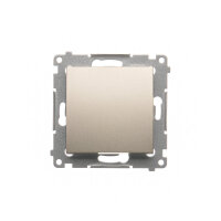 Přepínač střídavý, řazení 6, 10AX, 250V~ zlatá matná, metalizované DW6.01/X/44