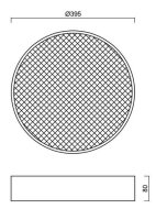 Přisazené svítidlo KRUGER 2 FOP 24W IP40 4K HF NZ3h bílá OSMONT KRU60841