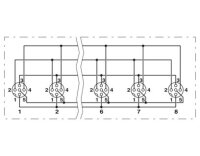 Rozvodná skříň SACB-SH-8 PARA VA MOUNT P-PROT PHOENIX CONTACT 1407295