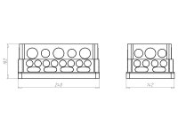 Krabice s minerálním víčkem 240x142x102 mm, pod omítku KAISER 1092-27