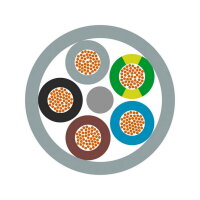 Připojovací a ovládací kabel ÖLFLEX CLASSIC 100 450/750V 4G95 LAPP 00101213