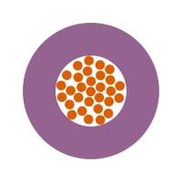 Jednožilový vodič H07V2-K EMBOSS 1X1,5 VT fialová LAPP 4519071K