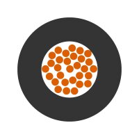 Jednožilový vodič X07V-K EMBOSS 1X2,5 RDBK červená/černá LAPP 4520402K