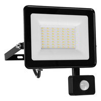 LED reflektor s čidlem ORO ZONA LED 50W NW B PIR LED-POL ORO33074