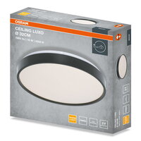 CEILING LUXO BLACK ? 32 cm 18W 3000K IP20 BLACK OSRAM 4099854650765