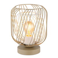 Stolní lampa DICHTI písková 1x E27, max. 40W 230V GLOBO 15965T