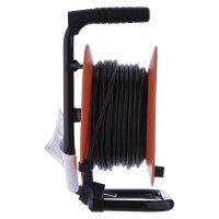 Prodlužovací kabel na bubnu 4 zásuvky 15M 1,0MM PVC SCHUKO Emos P19515