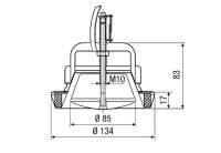 Maico 0151.0270 TB 10 ventil talířový protipožární DN 100