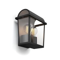 Nástěnné svítidlo Harvest černá 2x42W 230V PHILIPS 1723530PN