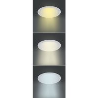 LED mini panel CCT podhledový 12W 900lm 3000K 4000K 6000K kulatý SOLIGHT WD140