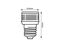 Světelný zdroj SMD LED, E27, 3W, 220lm, 3000K RABALUX 79026