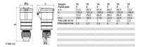 Spojka 32A 3p 400V IP44 9h Quick-Connect BALS 31666