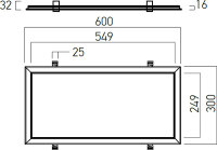 XWIDE RIM LED PANEL 30W 220-240V AC 4000