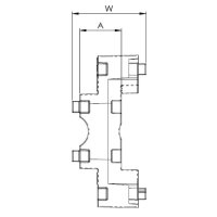 Sada pro výztuhu držáků pro šířky 20 / 24 / 32 mm ERICO IFBS20SC32
