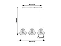 EMERENCIA E27 3x MAX 40W IP20