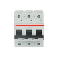 S803C-D63 jistič 3P char. D 63A s klecovou svorkou Icu 25kA ABB 2CCS883001R0631