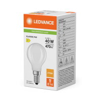 Světelný zdroj LED CLASSIC P P 3.4W 827 Frosted E14 LEDVANCE 4099854468377