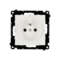 Zásuvka silová 1 násobná typ E (přístroj