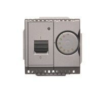 Univerzální otočný termostat, se senzorem, ocelová KONTAKT SIMON BMRT10ZS.02/21