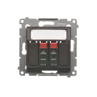 DGL32.01/46 Dvojitá zásuvka reproduktoro