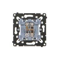 Přepínač střídavý (přístroj), řazení 6, 10 A / 250 V~, bezšroubové svorky