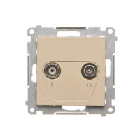 TAK.01/144 Zásuvka anténní R+TV koncová