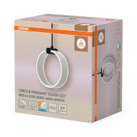 Decor Circle 1XPendant PL 8W Click CCT Black OSRAM 4099854458989
