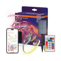 Outdoor Solar Flex Strips 5M Magic RGB Remote Control IP44 OSRAM 4099854448973