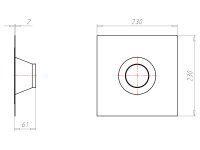 Manžeta pro trubky průměr 75-90 mm KAISER 9059-53
