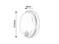 Fasádní svítidlo LONATO LED 18W 4000K RABALUX 77214