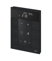 OIvládací prvek Tenton ABB KNX 6nás s termostatem, IAQ, mechová černá