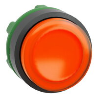 Ovládací hlavice stiskací prosvětlená, s přesahem žlutá SCHNEIDER ZB5AW153