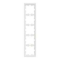 Rámeček Merten D-Life, pětinásobný, nordic white, plast SCHNEIDER MTN4050-6537