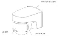 Pohybové čidlo ORBIS ISIMAT+ ORBIS 1000854