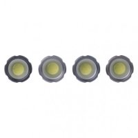 COB LED ruční kovová svítilna P4705, 100 lm, 3x AAA, 12 ks, display box