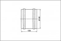 Maico 0080.0460 ECA 11 E potrubní axiální ventilátor DN 100