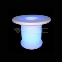 LED 6W Coffee Table RGB D72*72*56CM, VT-
